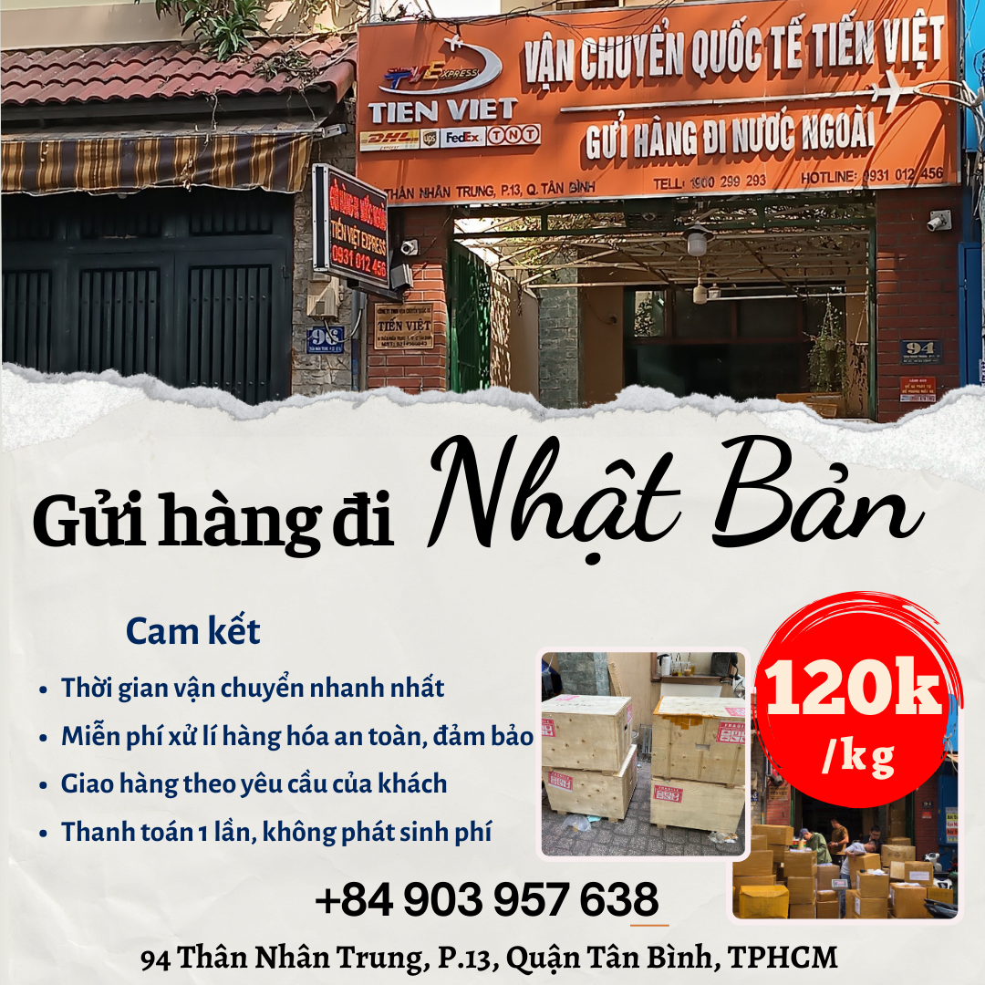 Gửi hàng đi Nhật Bản  - Tiến Việt Express